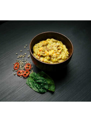 Couscous mit Linsen und Spinat - 705 kcal - Real Field Meal