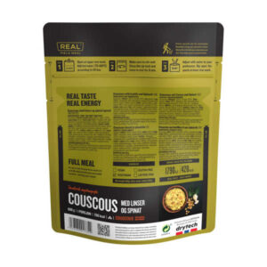 Couscous mit Linsen und Spinat - 705 kcal - Real Field Meal