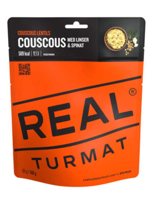 Couscous mit Linsen und Spinat - Real Turmat