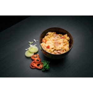 Cremige Pasta mit Schweinefleisch und Kräutern - 697 kcal - Real Field Meal