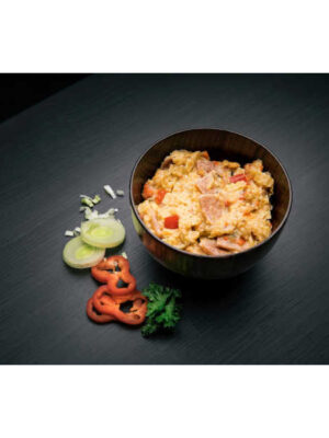 Cremige Pasta mit Schweinefleisch und Kräutern - 697 kcal - Real Field Meal