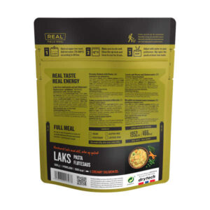 Cremigem Lachs mit Pasta - 601 kcal - Real Field Meal