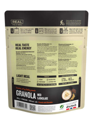 Granola mit Schokolade - 695 kcal - Real Field Meal