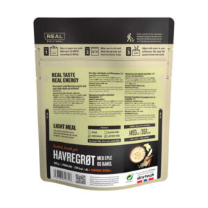 Haferbrei mit Apfel und Zimt - 699 kcal - Real Field Meal