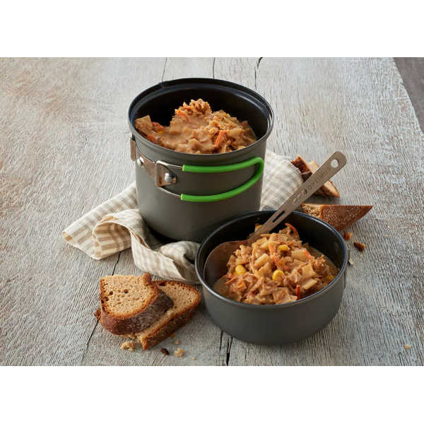 Kartoffeleintopf mit Röstzwiebeln – Trek’n Eat