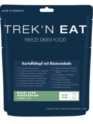 Kartoffeleintopf mit Röstzwiebeln – Trek’n Eat