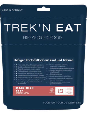 Kartoffelpfanne mit Rindfleisch und Bohnen – Trek’n Eat
