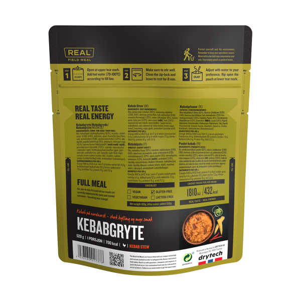 Kebabpfanne - 705 Kcal - Real Field Meal