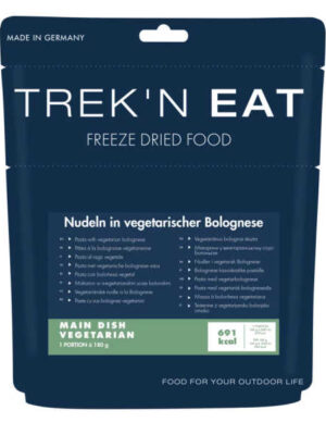 Nudeln mit Vegetarischer Bolognese – Trek’n Eat