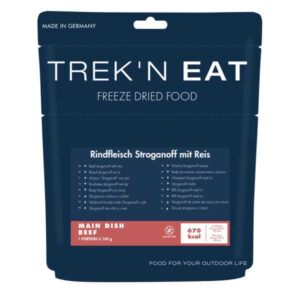 Rindfleisch Stroganoff mit Reis – Trek’n Eat
