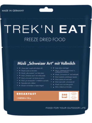 Schweizer Müsli mit Milch – Trek’n Eat