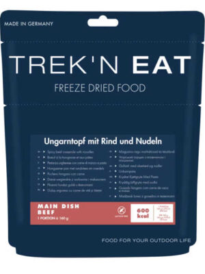 Ungarntopf mit Rind und Nudeln – Trek’n Eat
