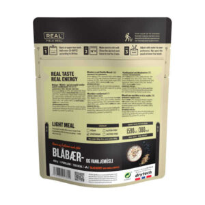 Vanillemüsli mit Blaubeeren - 706 kcal - Real Field Meal