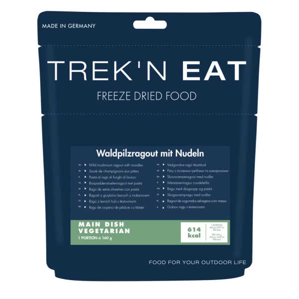 Waldpilzragout mit Nudeln – Trek’n Eat