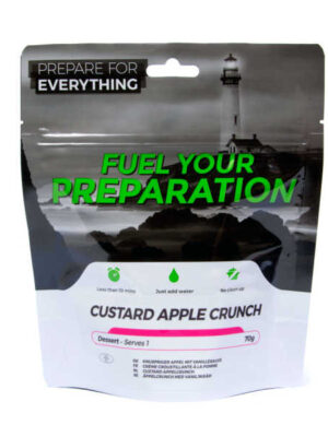 Apfel-Crunch mit Vanillepudding (Custard) – Fuel your Preparation