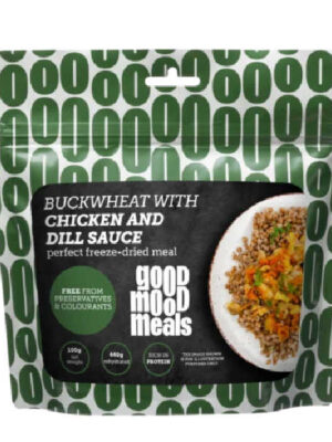 Buchweizen mit Huhn und Dillsauce - Good Mood Meals