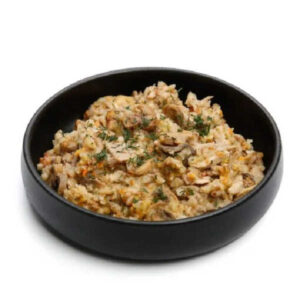 Buchweizeneintopf mit Schweinefleisch und Pilzen - Good Mood Meals