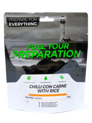 Chili con Carne mit Reis – Fuel your Preparation