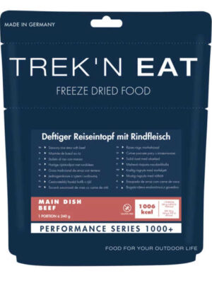 Deftiger Reiseintopf mit Rindfleisch – 1006 kcal – Trek’n Eat