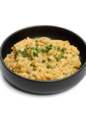 Gepürierte gelbe Erbsen mit Fleisch - Good Mood Meals