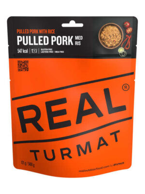 Gezogenes Schweinefleisch mit Reis – Real Turmat