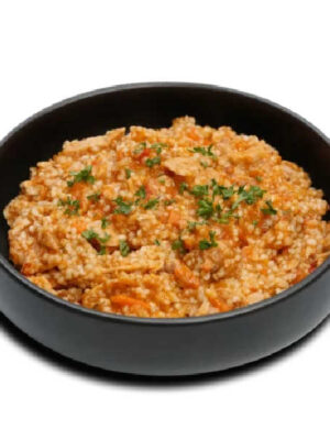 Graupen mit Schweinefleisch - Good Mood Meals