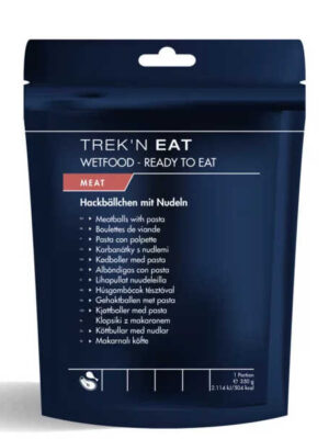 Hackbällchen mit Nudeln – Nassgericht – Trek’n Eat