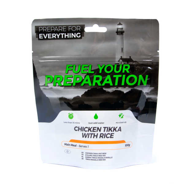 Hähnchen-Tikka mit Reis – Fuel your Preparation