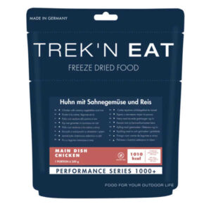 Huhn mit Sahnegemüse und Reis – 1010 kcal – Trek’n Eat