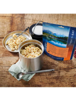 Käsenudeln mit Röstzwiebeln – 1003 kcal – Trek’n Eat