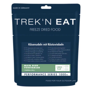 Käsenudeln mit Röstzwiebeln – 1003 kcal – Trek’n Eat
