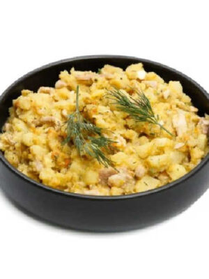 Kartoffeln mit Schweinefleisch und Dillsauce - Good Mood Meals