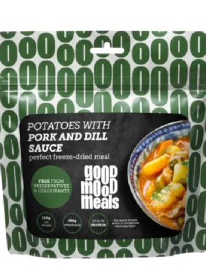 Kartoffeln mit Schweinefleisch und Dillsauce - Good Mood Meals