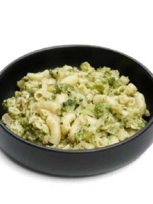 Makkaroni mit Huhn, Käsesauce und Brokkoli - Good Mood Meals