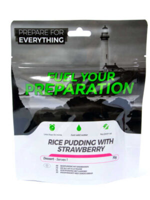 Milchreis mit Erdbeere – Fuel your Preparation