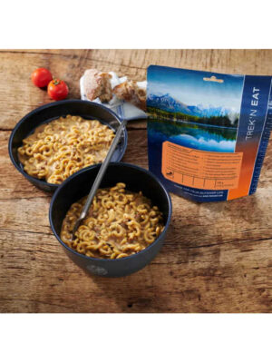 Nudeln in Rahmchapignon und Rindfleisch – 1001 kcal – Trek’n Eat