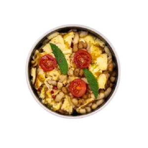 Omelett mit weißen Bohnen - Good Mood Meals