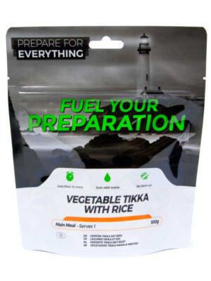 Veganes Tikka mit Reis – Fuel your Preparation