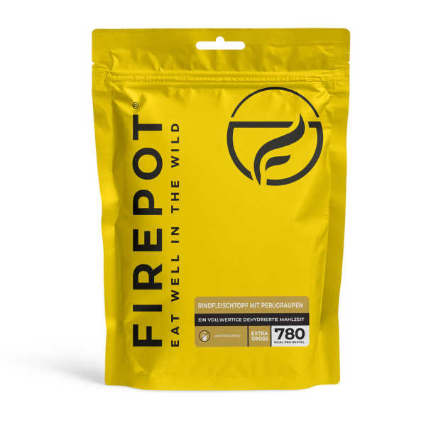Rindfleischtopf mit Perlgraupen - XL 780 kcal - Firepot
