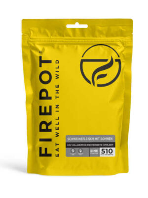 Schweinefleisch mit Bohnen - 510 kcal - Firepot