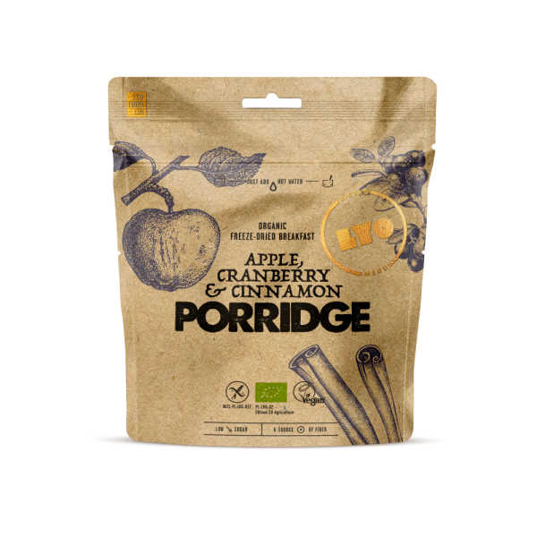 Bio-Haferbrei mit Cranberry, Apfel und Zimt - Bistro - LYOFOOD