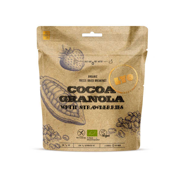 Bio-Kakaomüsli mit Erdbeeren - Bistro - LYOFOOD