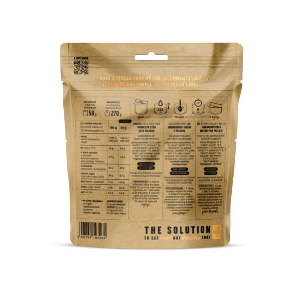 Bio-Marokkanischer Eintopf mit Polenta - Bistro - LYOFOOD