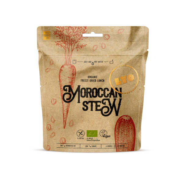 Bio-Marokkanischer Eintopf mit Polenta - Bistro - LYOFOOD