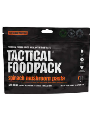 Pilzpasta mit Spinat - Tactical Foodpack