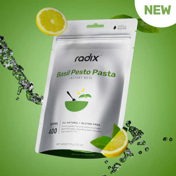Basil Pesto Pasta - Original Meals 400 Kcal V9 - Radix Nutrition