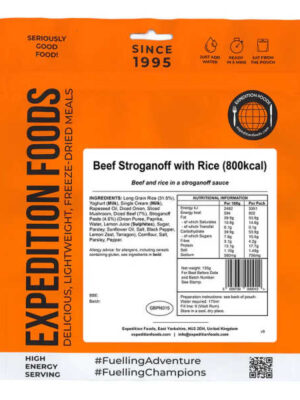 Boeuf Stroganoff mit Reis - Expedition Foods - 800 Kcal