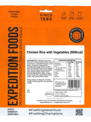 Hühnerfleisch mit Gemüse - Expedition Foods - 800 Kcal