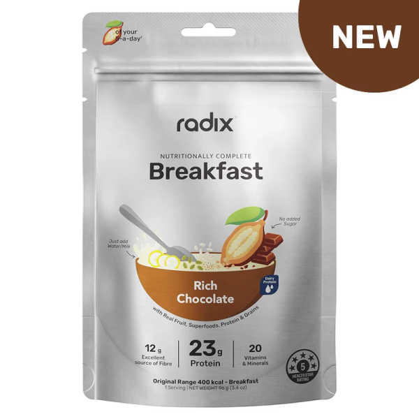 Rich Chocolate - Original Dairy Breakfast 400 Kcal V10 - Radix Nutrition