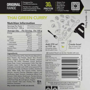 Thai Green Curry - Original Meals 600 Kcal V9 - Radix Nutrition